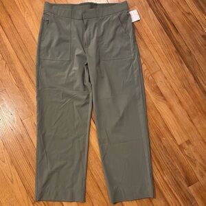 Athletes Tribeca Utility Crop Pants Olive Green Pants 8 NWT
